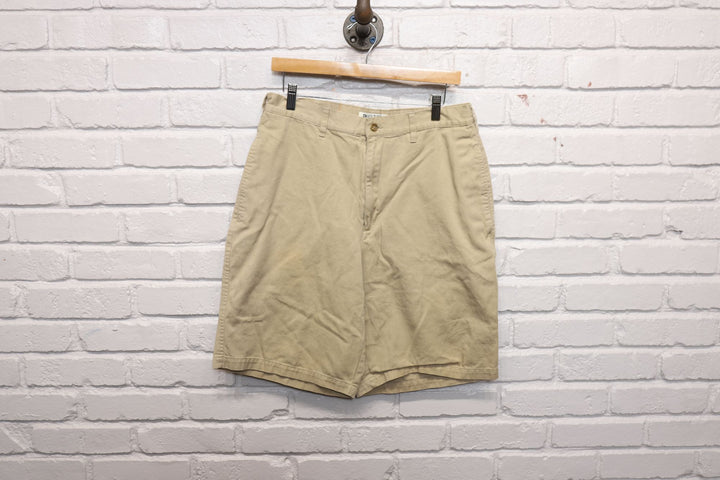 90s bugle boy tan shorts size 32/10.5