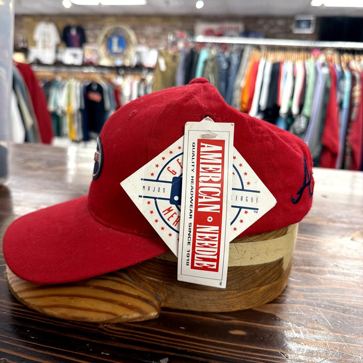 Vintage Atlanta Braves American Needle Snapback Hat