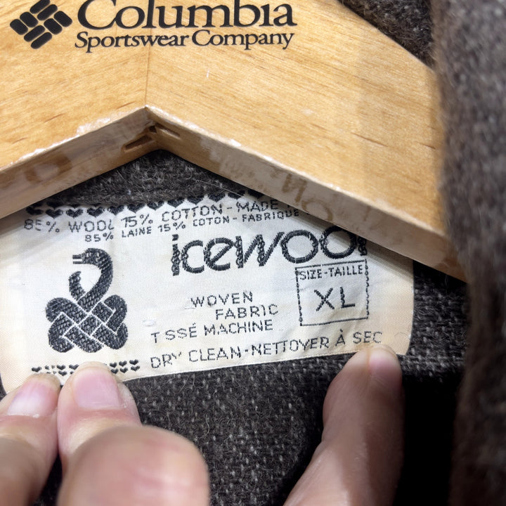Vintage Icewool Brown and Gray Jacket Size XL