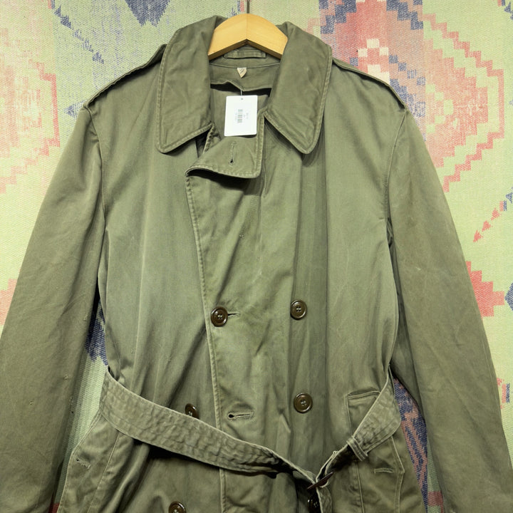 US Military Vintage Overcoat  Jacket Medium 50s