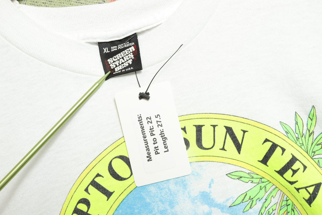 Lipton Sun Tea Beach Club Vintage T Shirt XL 90s