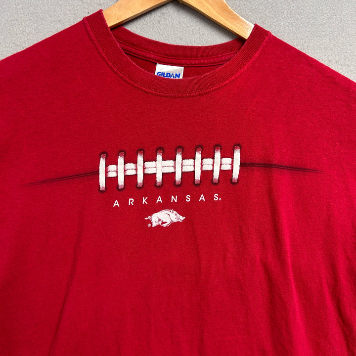 University of Arkansas Football T shirt Size Large
