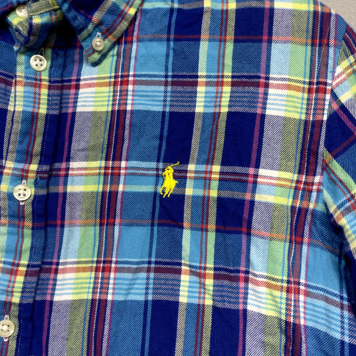 Polo Ralph Lauren Plaid button Down Shirt Size Large