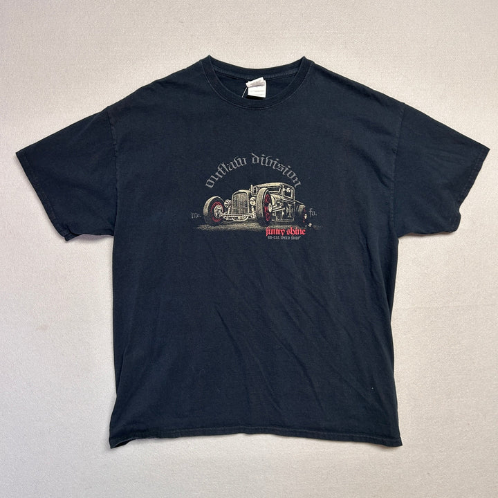 Vintage Jimmy Shine Outlaws Hot Rod T Shirt Size XL