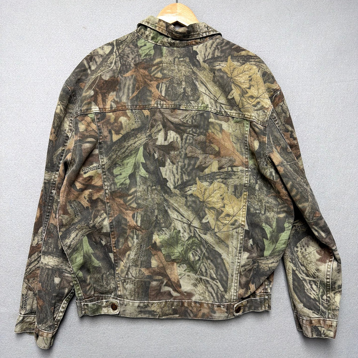 Vintage Duxbak Camo Trucker Jacket Size Large