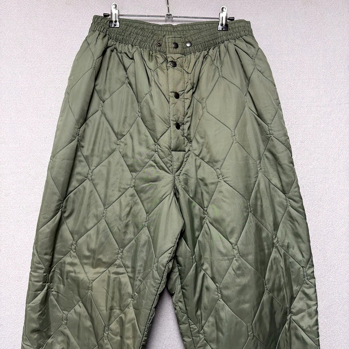 Vintage US Military Vietnam Era Quilted Flight Pants Size Large