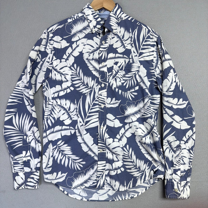 American Eagle Hawaiian Button Down Shirt Size Small