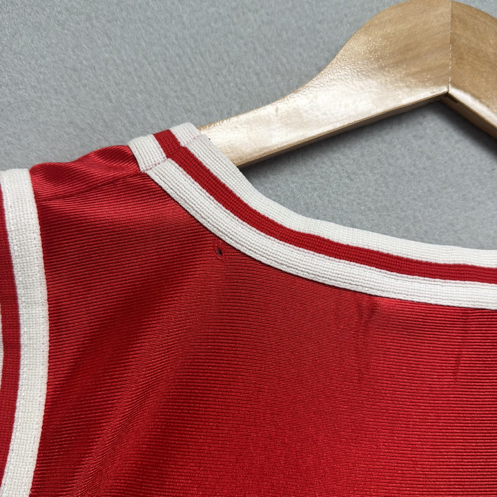 Vintage Wilson Red Devils Basketball Jersey Size XL