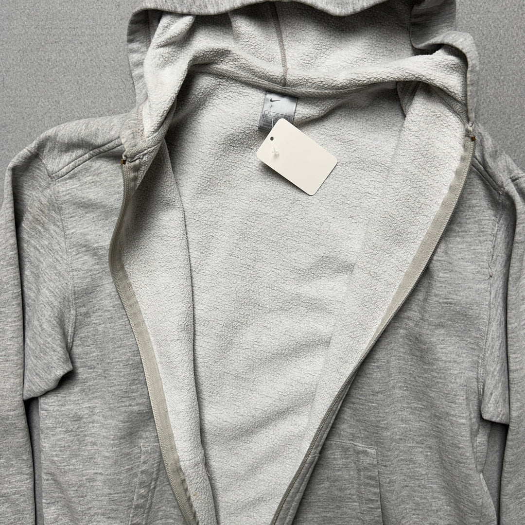 Vintage Kid's Nike Swoosh Gray Hoodie size XL