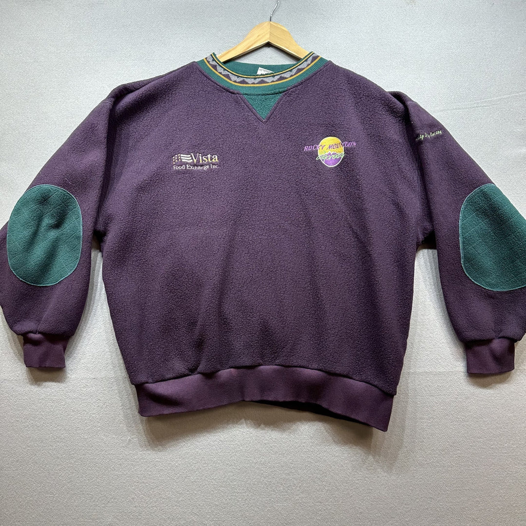 Vintage Rocky Mountain Express Drag Racing Sweatshirt Size XL