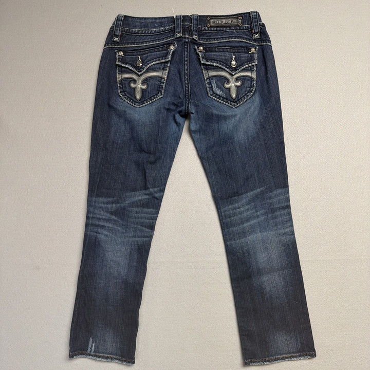 Vintage Rock Revival Staphanie Capri Y2K Jeans Size 30