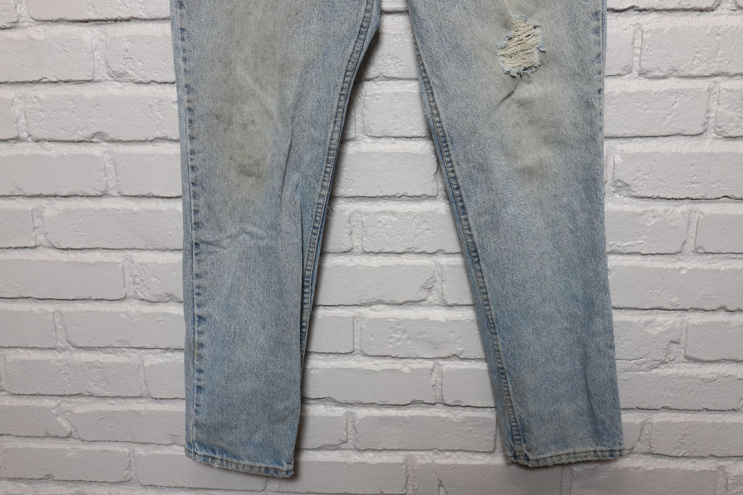 90s levis 512 distressed denim jeans size 35/29.5