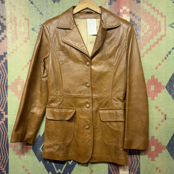 Grais Vintage Cabretta Leather Jacket Small 70s