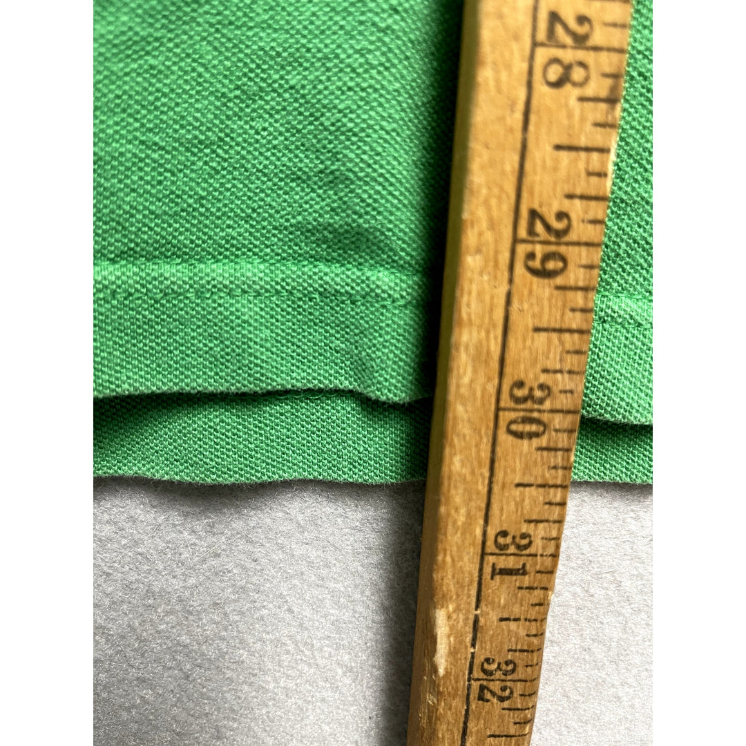 Y2K South Pole Men's Green Embroidered Polo Size 3XL