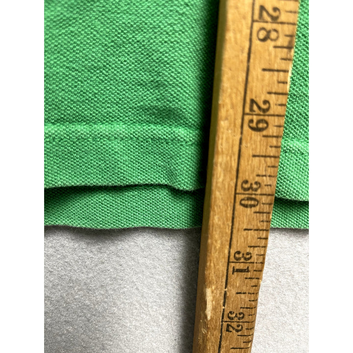 Y2K South Pole Men's Green Embroidered Polo Size 3XL