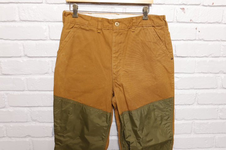 SafTbak Vintage Brown Brush Pants 80s 34/31