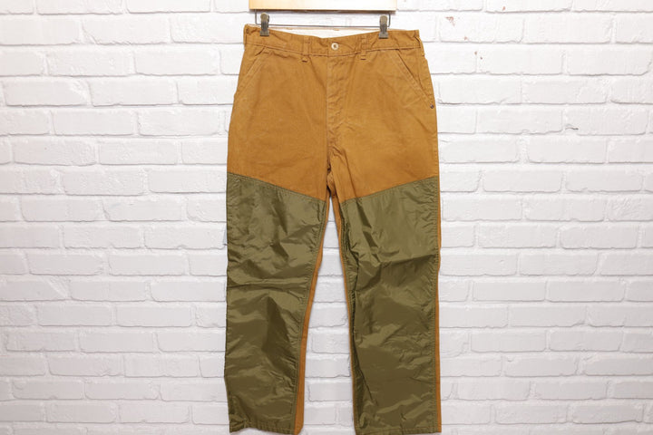SafTbak Vintage Brown Brush Pants 80s 34/31