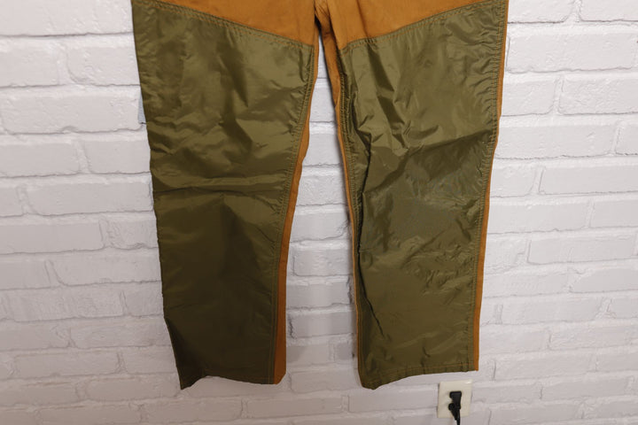 SafTbak Vintage Brown Brush Pants 80s 34/31