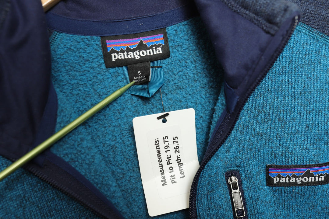 Patagonia Blue Quarter Zip Jacket Size Small