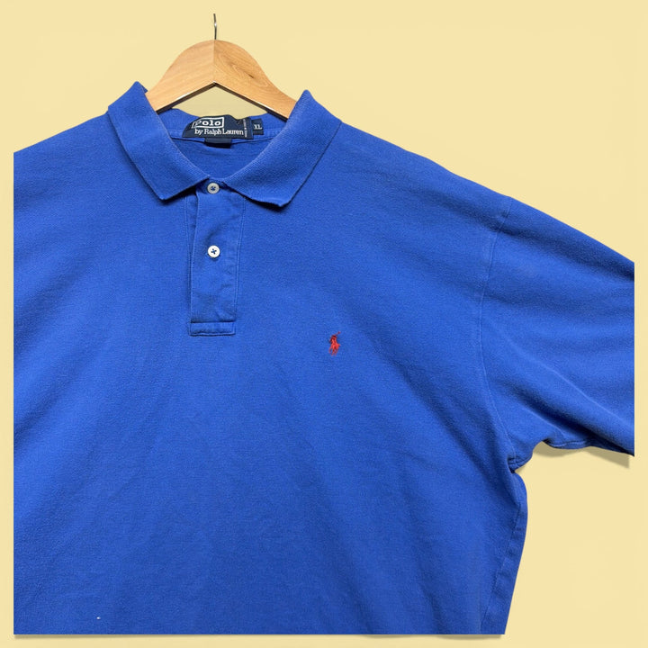 Vintage Polo Ralph Lauren 2000s Blue Polo Shirt Size XL