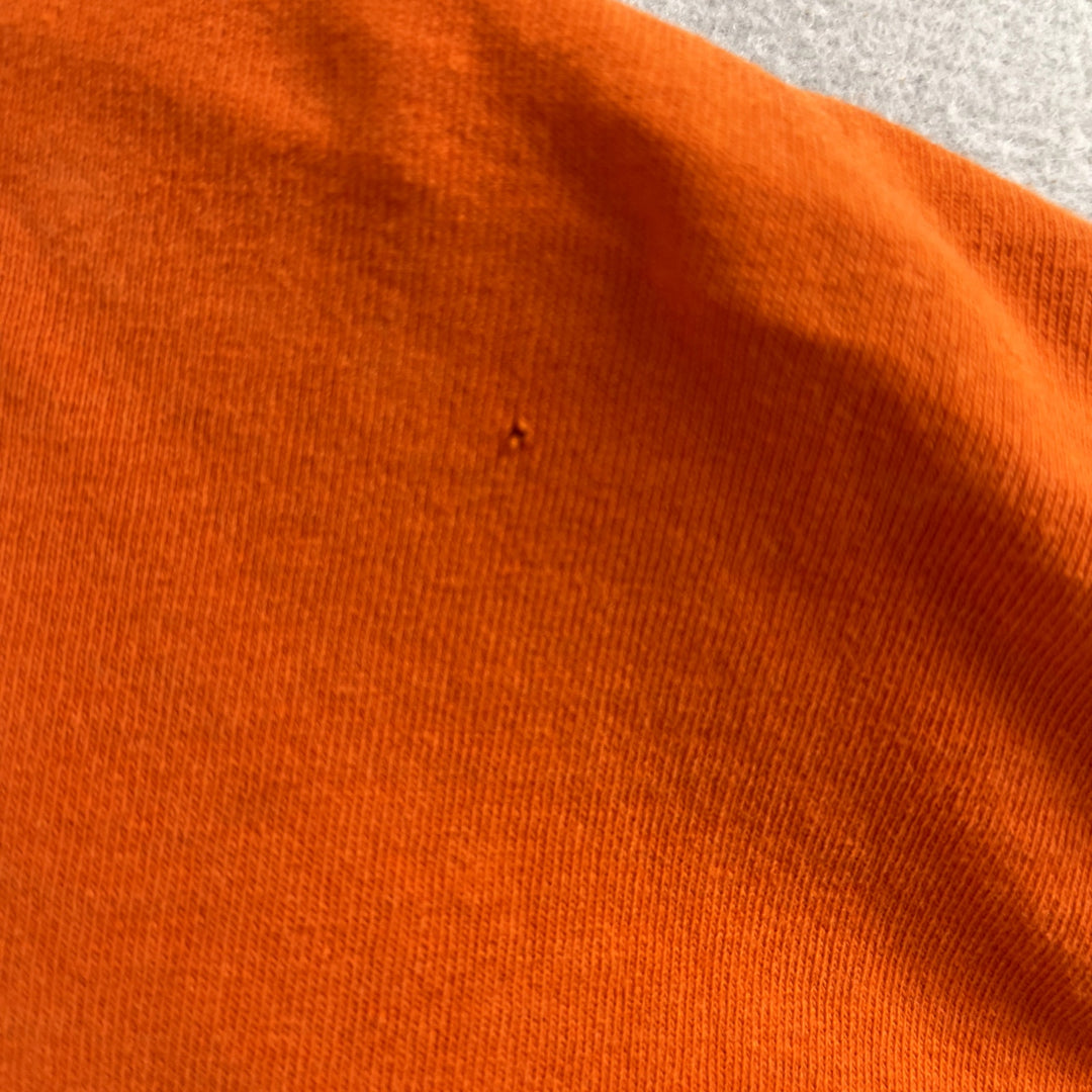 Early 2000's Orange Nike Logo Short Sleeve Shirt Size XXL