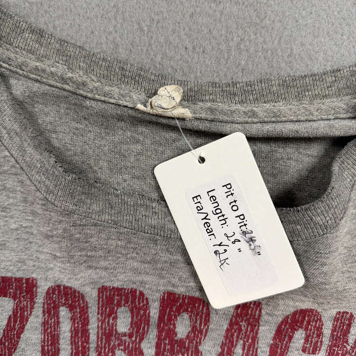 Arkansas Razorbacks Gray T Shirt Size XL