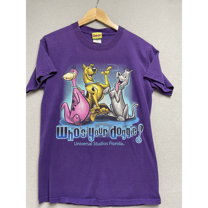 Vintage Scooby Doo Whos Your Doggie Purple Shirt Size Small