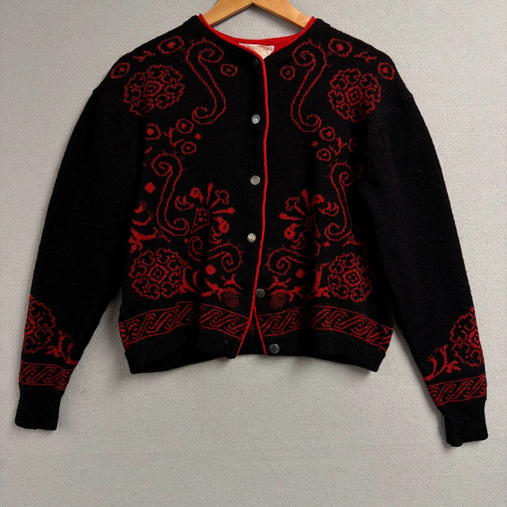 Vintage Pendleton Wool Cardigan Sweater Size Large
