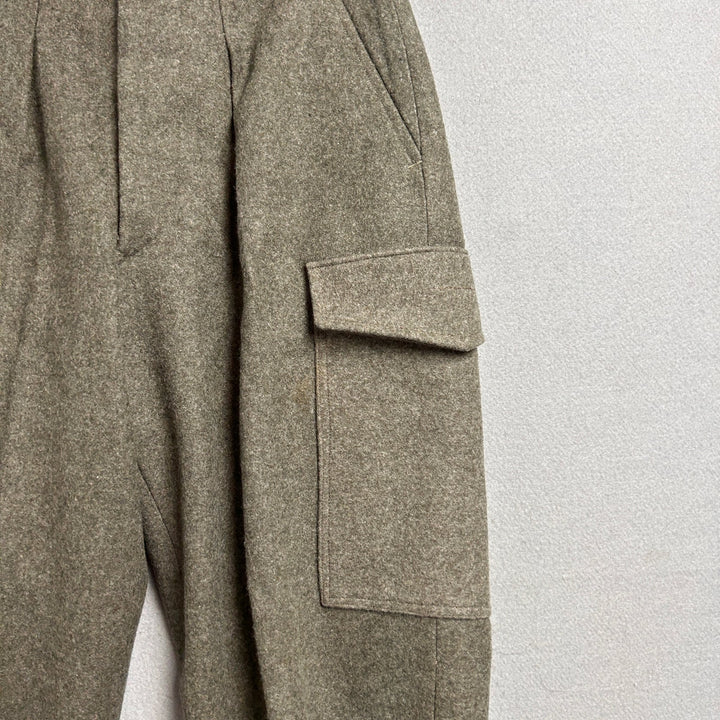 Vintage Swedish Army Wool Pants Size 30x30