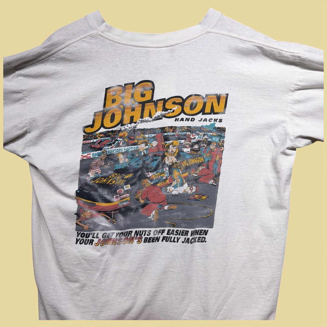 Vintage Big Johnson Racing 90s T Shirt Size XL