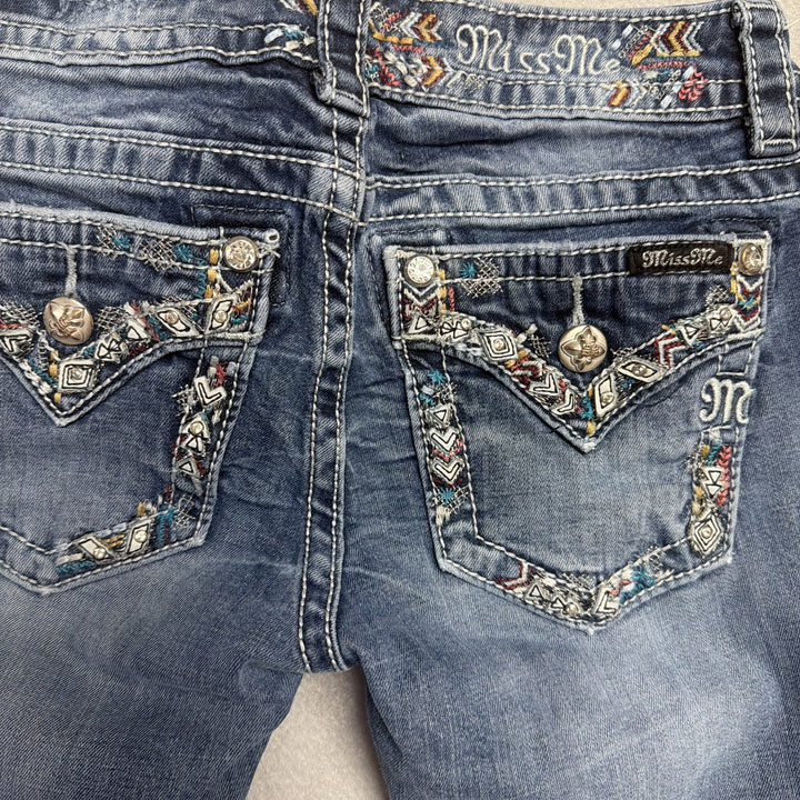 Vintage Miss Me Embellished Pocket Y2K Jeans Size 26