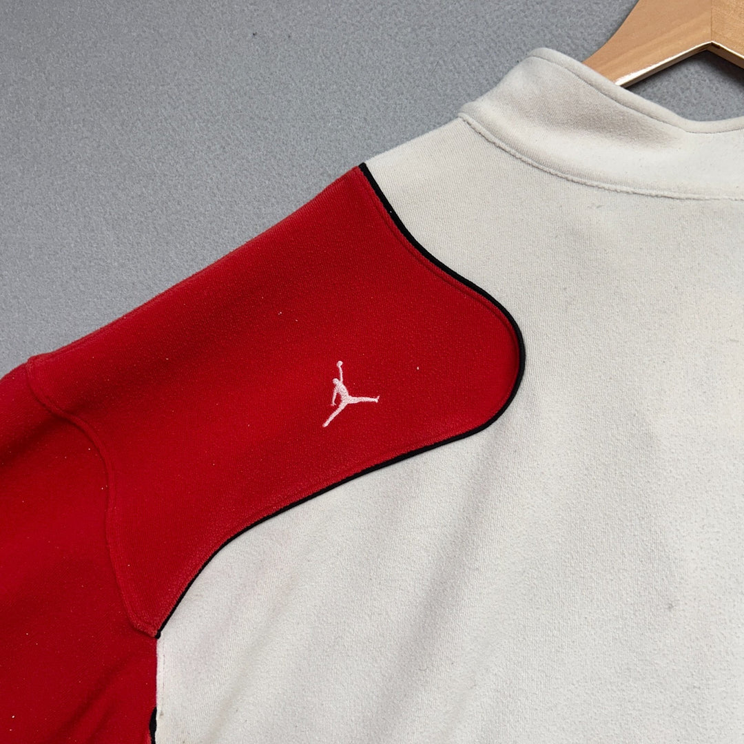 Vintage Nike Air Jordan Shirt Mens 2XL White Red 20th Anniversary French Terry