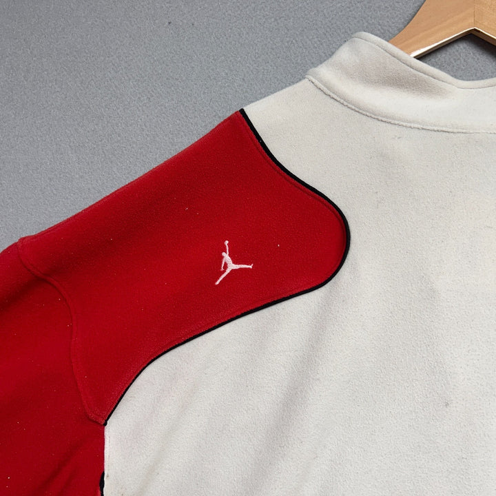 Vintage Nike Air Jordan Shirt Mens 2XL White Red 20th Anniversary French Terry