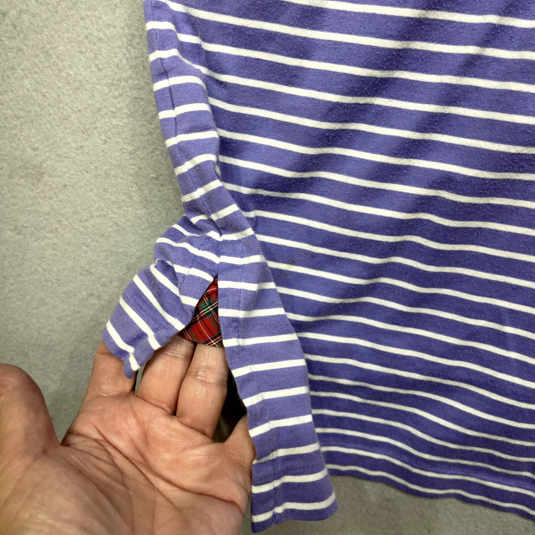 Polo Golf Ralph Lauren Vintage Lisle Striped Polo Shirt size XL