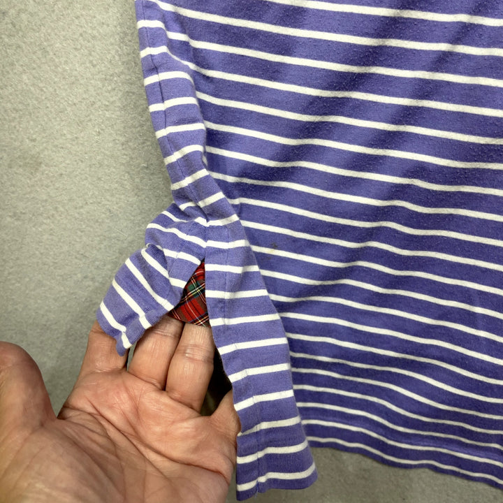 Polo Golf Ralph Lauren Vintage Lisle Striped Polo Shirt size XL