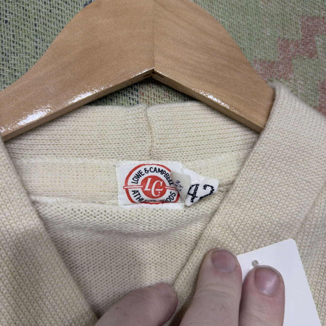 Lowe and Campbell Vintage Cardigan Sweater Size Medium 50s