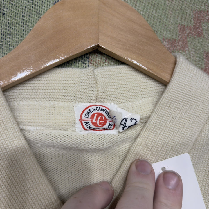 Lowe and Campbell Vintage Cardigan Sweater Size Medium 50s