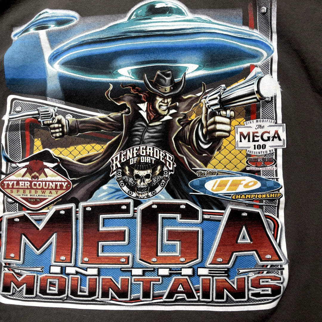 Mega In The Mountain Tyler County Speedway Dirt Track Shirt XL
