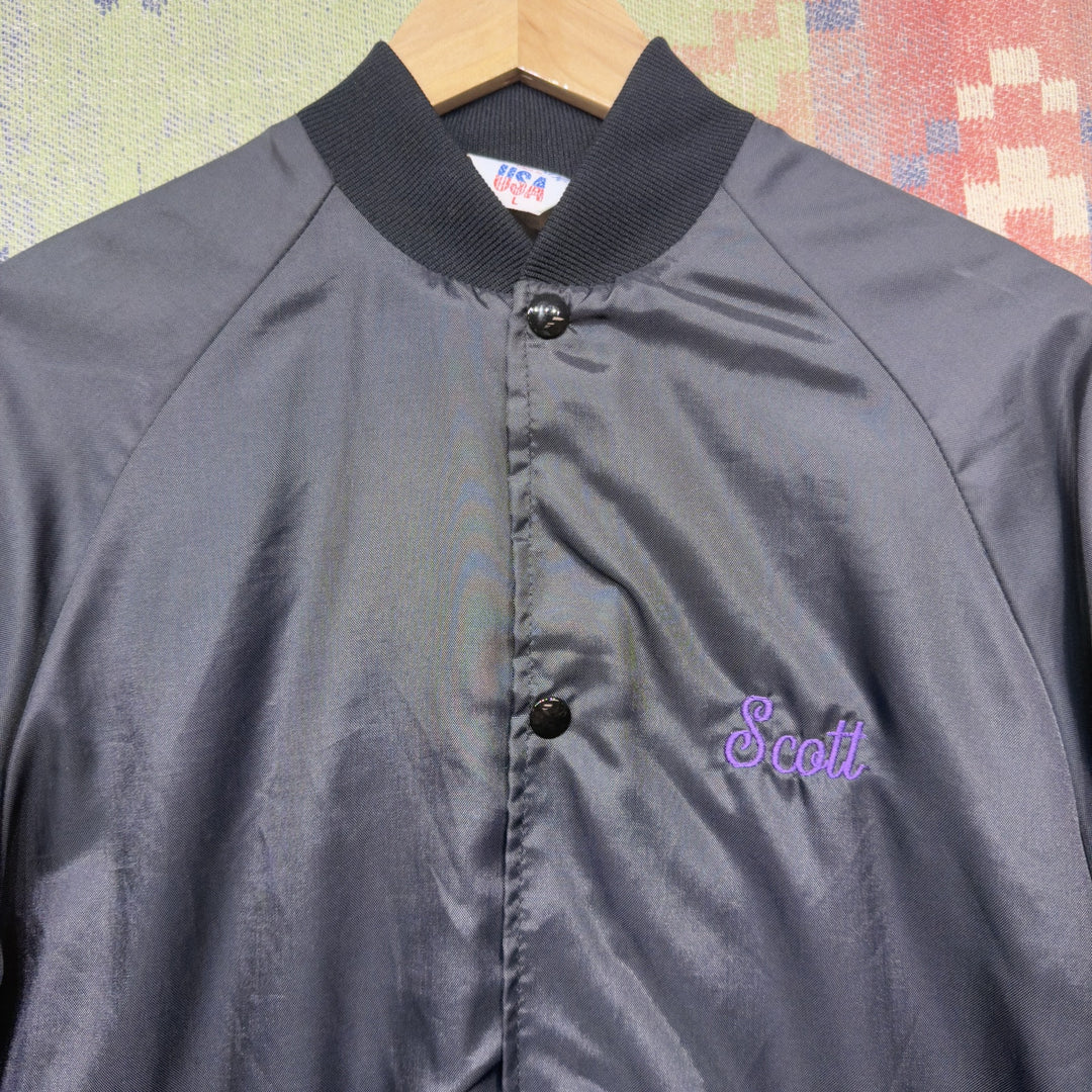 Dragon Flicks Vintage Bomber Jacket Large 90s