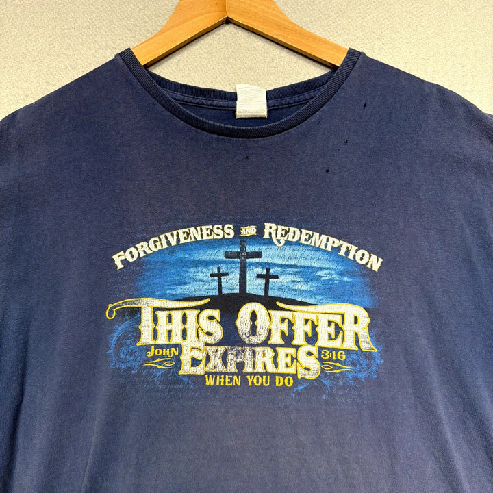 Vintage This Offer Expires Jesus T Shirt size XL