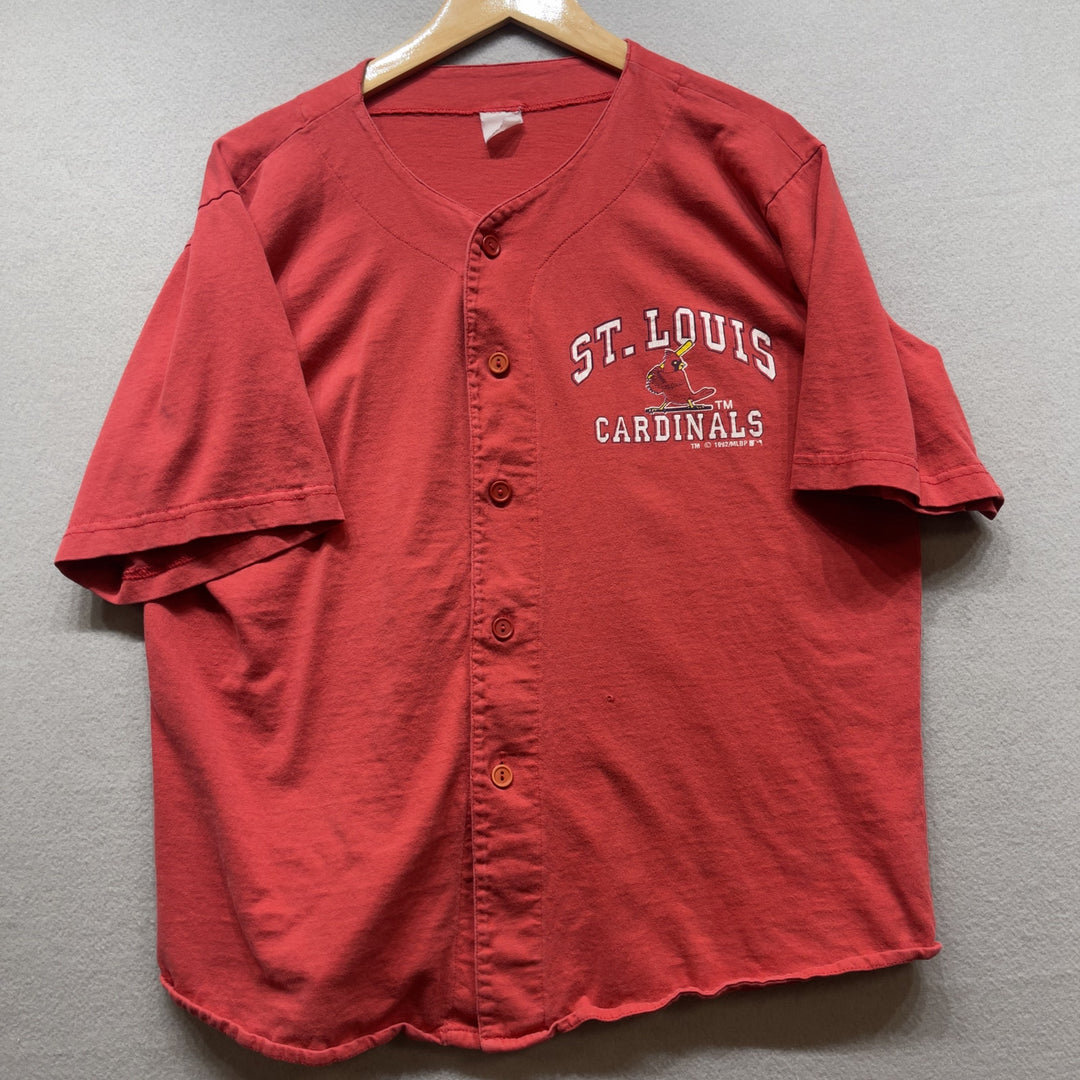 1992 St Louis Cardinals MLB Cotton Jersey Shirt Large
