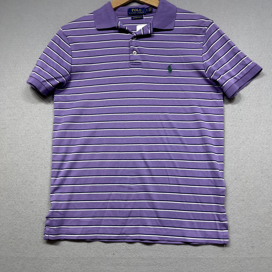 Polo Ralph Lauren Lavender Purple Striped Shirt Size small