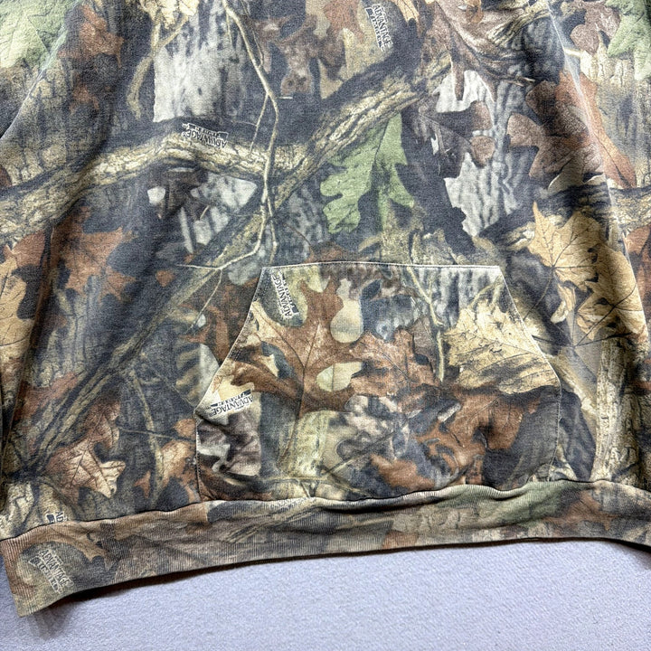 Vintage Liberty Realtree Camo Quarter Zip Sweatshirt Size XXL