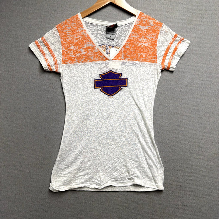 Harley Davidson Women's Burnout T Shirt Size Small