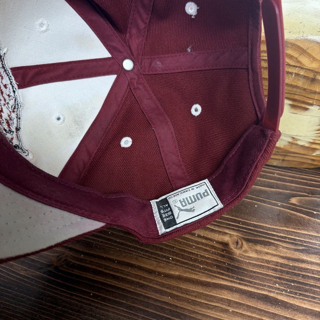 Vintage 90s Arkansas Razorbacks Puma Snapback Hat