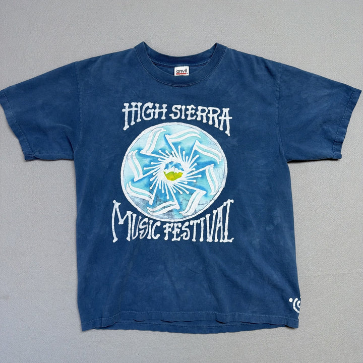 Vintage High Sierra Music Festival Batik Tie Dye T Shirt Size Medium