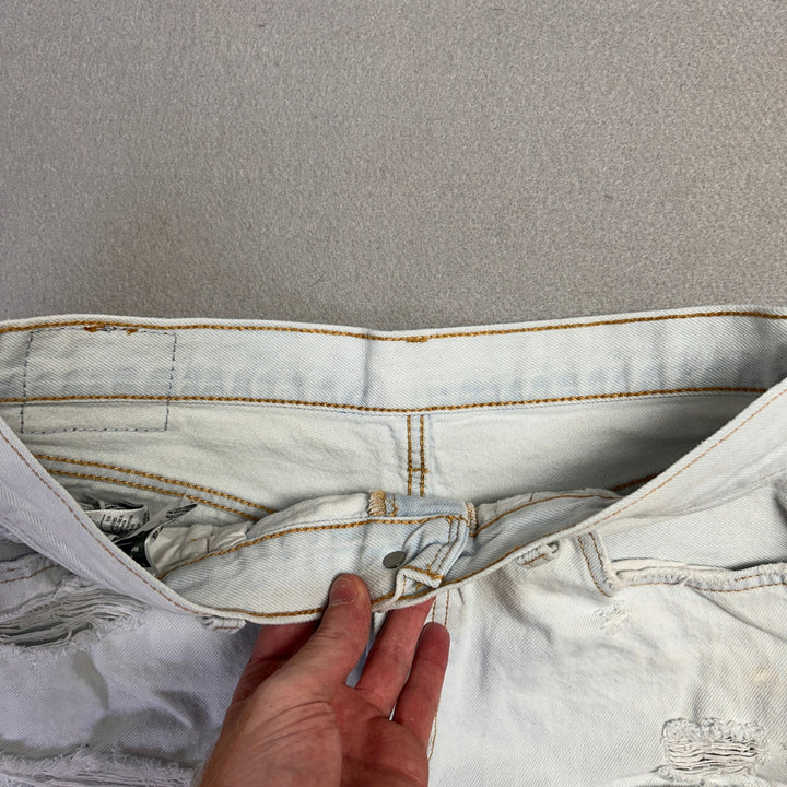 Levis 501 Cut off Denim jean Shorts Size 30