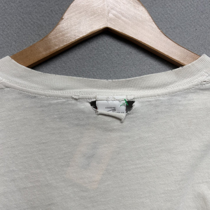Vintage 90's Nike Just Do It Basketball White Shirt Size Medium - Distressed
