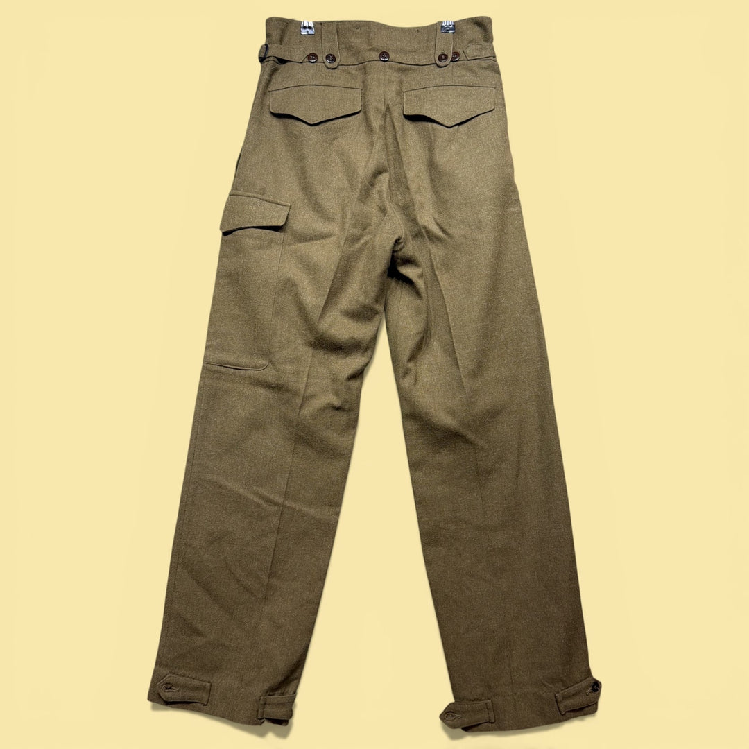 Vintage Australian Combat Trousers 60s Pants Size 30