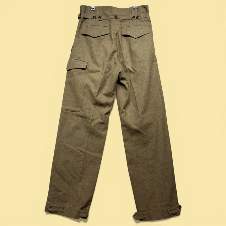 Vintage Australian Combat Trousers 60s Pants Size 30
